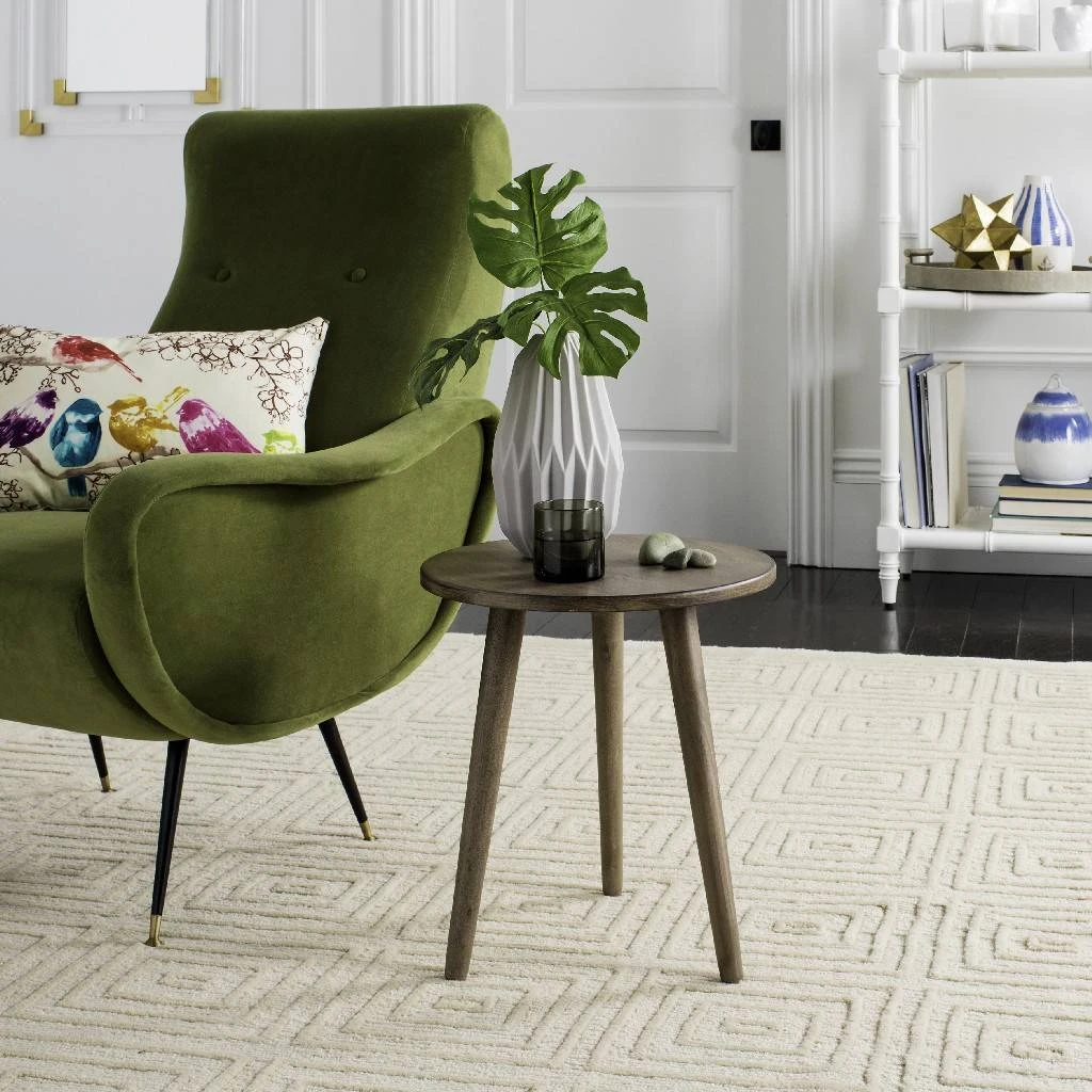 Orion Round Accent Table In Desert Brown - Safavieh ACC5700B 3 Orion Round Accent Table In Desert Brown - Safavieh ACC5700B