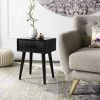Lyle Accent Table In Black - Safavieh ACC5702D -Safavieh Homeware 187 ACC5702D ROOM