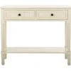Samantha 2 Drawer Console In Distressed Cream - Safavieh AMH5710C 1 Samantha 2 Drawer Console In Distressed Cream - Safavieh AMH5710C -Safavieh Homeware 187 AMH5710C FRONT