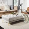 Zarya Tufted Rectangular Bench In Grey/Brass - Safavieh BCH6300B 1 Zarya Tufted Rectangular Bench In Grey/Brass - Safavieh BCH6300B -Safavieh Homeware 187 BCH6300B ROOM