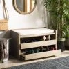 Percy Storage Bench In Rustic Oak/Beige - Safavieh BCH6400A 2 Percy Storage Bench In Rustic Oak/Beige - Safavieh BCH6400A -Safavieh Homeware 187 BCH6400A ROOM