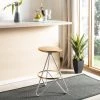 Galexia Counter Stool In White/Gold Top - Safavieh BST3201C -Safavieh Homeware 187 BST3201C ROOM