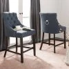 Eleni Tufted Wing Back Counter Stool In Navy (Set Of 2) - Safavieh BST6305C-SET2 2 Eleni Tufted Wing Back Counter Stool In Navy (Set Of 2) - Safavieh BST6305C-SET2 -Safavieh Homeware 187 BST6305C SET2 ROOM
