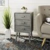 Pomona 3 Drawer Chest In Slate Grey - Safavieh CHS5700C