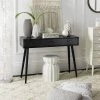 Albus 3 Drawer Console Table In Black - Safavieh CNS5701D