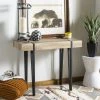 Alyssa Rectangular Rustic Midcentury Wood Top Console Table In Multi Brown - Safavieh CNS7000A 1 Alyssa Rectangular Rustic Midcentury Wood Top Console Table In Multi Brown - Safavieh CNS7000A -Safavieh Homeware 187 CNS7000A ROOM