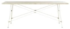 Cyprus Coffee Table In Grey White Wash/White - Safavieh COF6500A