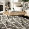 Dale Free Edge Coffee Table In Weathered Oak/Dark Steel - Safavieh COF6501A 2 Dale Free Edge Coffee Table In Weathered Oak/Dark Steel - Safavieh COF6501A -Safavieh Homeware 187 COF6501A ROOM