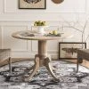 Forest Drop Leaf Dining Table In Rustic Natural - Safavieh DTB1000B -Safavieh Homeware 187 DTB1000B ROOM