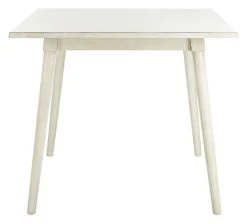 Simone Square Dining Table In White - Safavieh DTB9200C