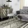 Brinley 30"H Mid Century Modern Stool In Light Grey/Silver - Safavieh FOX1704C -Safavieh Homeware 187 FOX1704C ROOM