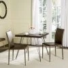 Karna 19''H Dining Chair In Antique Brown (Set Of 2) - Safavieh FOX2009Q-SET2 -Safavieh Homeware 187 FOX2009Q SET2 ROOM