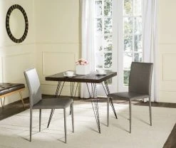 Karna 19''H Dining Chair In Antique Grey (Set Of 2) - Safavieh FOX2009T-SET2
