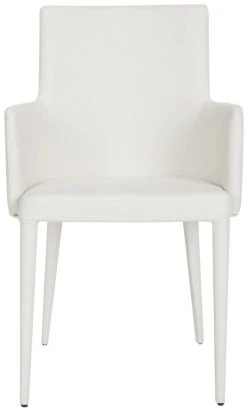 Summerset Arm Chair In White - Safavieh FOX2015A