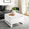 Vanna Lift-Top Coffee Table In White - Safavieh FOX2233A 1 Vanna Lift-Top Coffee Table In White - Safavieh FOX2233A -Safavieh Homeware 187 FOX2233A ROOM
