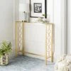 Jovanna Console Table In Antique Gold - Safavieh FOX2576A
