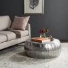 Dara Coffee Table In Silver - Safavieh FOX3239A -Safavieh Homeware 187 FOX3239A ROOM