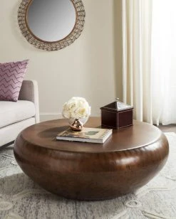 Patience Coffee Table In Copper - Safavieh FOX3240A