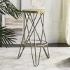 Lorna Gold Leaf Bar Stool In Beige/Gold - Safavieh FOX3254C -Safavieh Homeware 187 FOX3254C ROOM