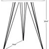 Wolcott Retro Mid Century Lacquer Side Table In White/Black - Safavieh FOX4207A 1 Wolcott Retro Mid Century Lacquer Side Table In White/Black - Safavieh FOX4207A -Safavieh Homeware 187 FOX4207A DIM