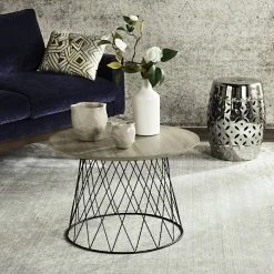 Roper Retro Mid Century Wood End Table In Light Oak/Black - Safavieh FOX4245A