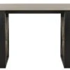 Monty Retro Mid Century Wood Dining Table In Light Oak/Black - Safavieh FOX4247A -Safavieh Homeware 187 FOX4247A FRONT