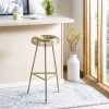 Addison Wire Weaved Contemporary Bar Stool In Gold - Safavieh FOX4516A 2 Addison Wire Weaved Contemporary Bar Stool In Gold - Safavieh FOX4516A -Safavieh Homeware 187 FOX4516A ROOM