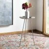Calix Tri Leg Contemporary Glam Side Table In Silver/Gold - Safavieh FOX4527B