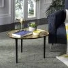 Hera Oval Side Table In Black - Safavieh FOX5521A