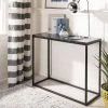 Baize Console Table In Black - Safavieh FOX6024B -Safavieh Homeware 187 FOX6024B ROOM