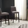 Norah Bar Stool In Dark Taupe/Espresso (Set Of 2) - Safavieh FOX6210B-SET2 -Safavieh Homeware 187 FOX6210B SET2 ROOM