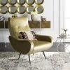 Elicia Velvet Retro Mid Century Accent Chair In Camel - Safavieh FOX6260B 1 Elicia Velvet Retro Mid Century Accent Chair In Camel - Safavieh FOX6260B -Safavieh Homeware 187 FOX6260B ROOM