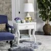 Alaia One Drawer Night Stand In White - Safavieh FOX6275A -Safavieh Homeware 187 FOX6275A ROOM