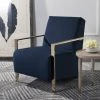 Orna Accent Chair In Navy - Safavieh FOX6287A -Safavieh Homeware 187 FOX6287A ROOM