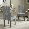 Wheatley 18''H Rattan Side Chair In Grey/White (Set Of 2) - Safavieh FOX6525A-SET2 1 Wheatley 18''H Rattan Side Chair In Grey/White (Set Of 2) - Safavieh FOX6525A-SET2 -Safavieh Homeware 187 FOX6525A SET2 ROOM