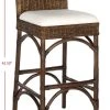 Fremont Bar Stool In Brown/Eggshell - Safavieh FOX6532C -Safavieh Homeware 187 FOX6532C DIM1
