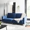 Tribeca Foldable Sofa Bed In Navy/Silver - Safavieh LVS2001C 1 Tribeca Foldable Sofa Bed In Navy/Silver - Safavieh LVS2001C -Safavieh Homeware 187 LVS2001C ROOM