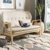 Ellaria Loveseat In Beige/Natural - Safavieh LVS9500A -Safavieh Homeware 187 LVS9500A ROOM