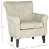 Hazina Club Chair In Abbey Mist - Safavieh MCR1002B -Safavieh Homeware 187 MCR1002B DIM1