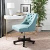 Soho Tufted Linen Swivel Desk Chair In Light Blue - Safavieh MCR1030E 2 Soho Tufted Linen Swivel Desk Chair In Light Blue - Safavieh MCR1030E -Safavieh Homeware 187 MCR1030E ROOM