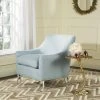 Hollywood Glam Acrylic Teal Club Chair In Teal/Clear - Safavieh MCR4214B -Safavieh Homeware 187 MCR4214B ROOM