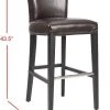 Seth Bar Stool In Brown/Black - Safavieh MCR4510B 1 Seth Bar Stool In Brown/Black - Safavieh MCR4510B -Safavieh Homeware 187 MCR4510B DIM1