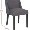 Senaca Chair In Stone/Beige/Espresso - Safavieh MCR4668A -Safavieh Homeware 187 MCR4668A DIM1