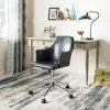 Cadence Swivel Office Chair In Dark Grey/Chrome - Safavieh OCH7500C -Safavieh Homeware 187 OCH7500C ROOM