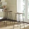 Atara Rattan Seat Bar Stool In Grey (Set Of 2) - Safavieh SEA8005A-SET2 -Safavieh Homeware 187 SEA8005A SET2 ROOM