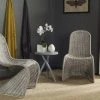 Tana Wicker Side Chair In Antique Grey (Set Of 2) - Safavieh SEA8009B-SET2 -Safavieh Homeware 187 SEA8009B SET2 ROOM
