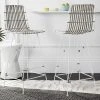 Minerva Wicker Bar Stool In White Wash (Set Of 2) - Safavieh WIK6508C-SET2 -Safavieh Homeware 187 WIK6508C SET2 ROOM