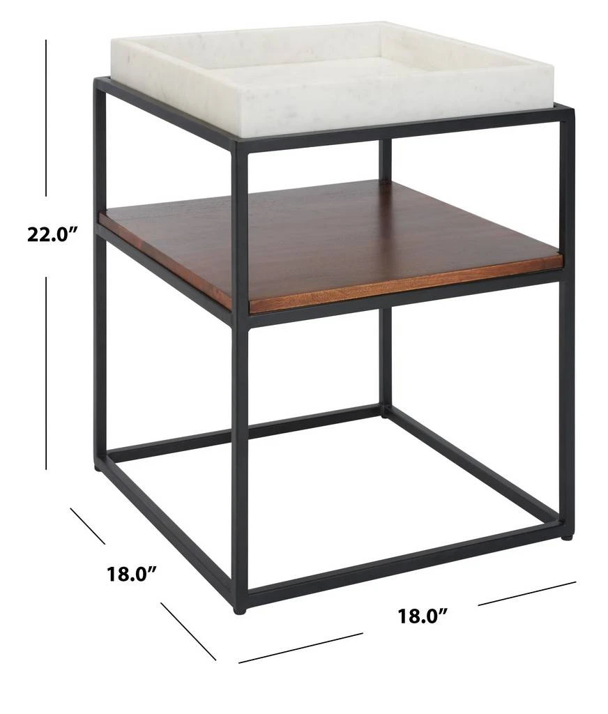 KYA 2 TIER ACCENT TABLE - Safavieh ACC3709A 9 KYA 2 TIER ACCENT TABLE - Safavieh ACC3709A - Image 7