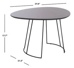 Brooks Side Table In Dark Grey - Safavieh ACC4200B -Safavieh Homeware 187 acc4200b dim