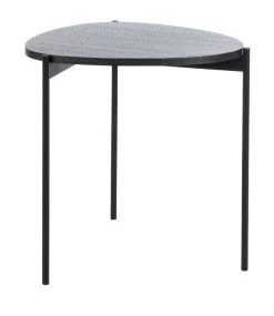 Sven Side Table In Dark Grey Oak/Black - Safavieh ACC4203A -Safavieh Homeware 187 acc4203a front
